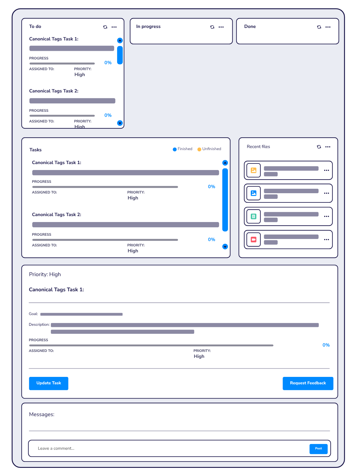 SEO project platform preview